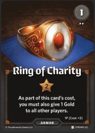 Roll Player: Ring of Charity Promo Card - obrázek